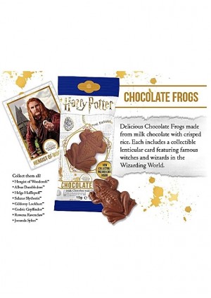 Choco-Grenouille Harry Potter Au Riz Soufflé Par Jelly Belly - Contient Carte À Collectionner